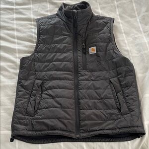 Carhartt Charcoal Quilted Vest